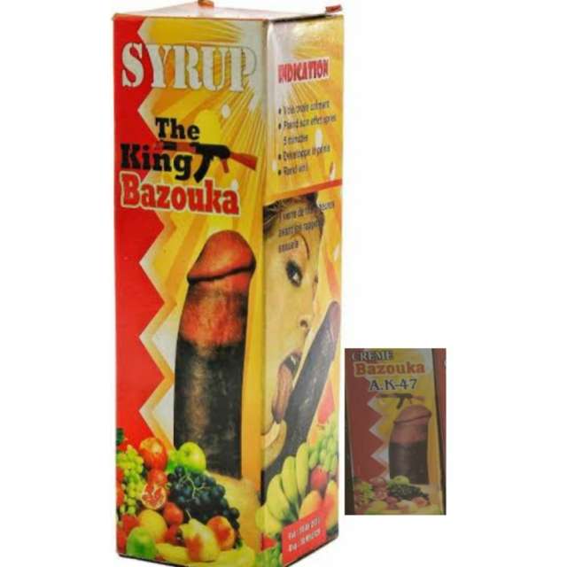 The King Bazouka AK47 Syrup cream for Penis Enlargement Flairbo